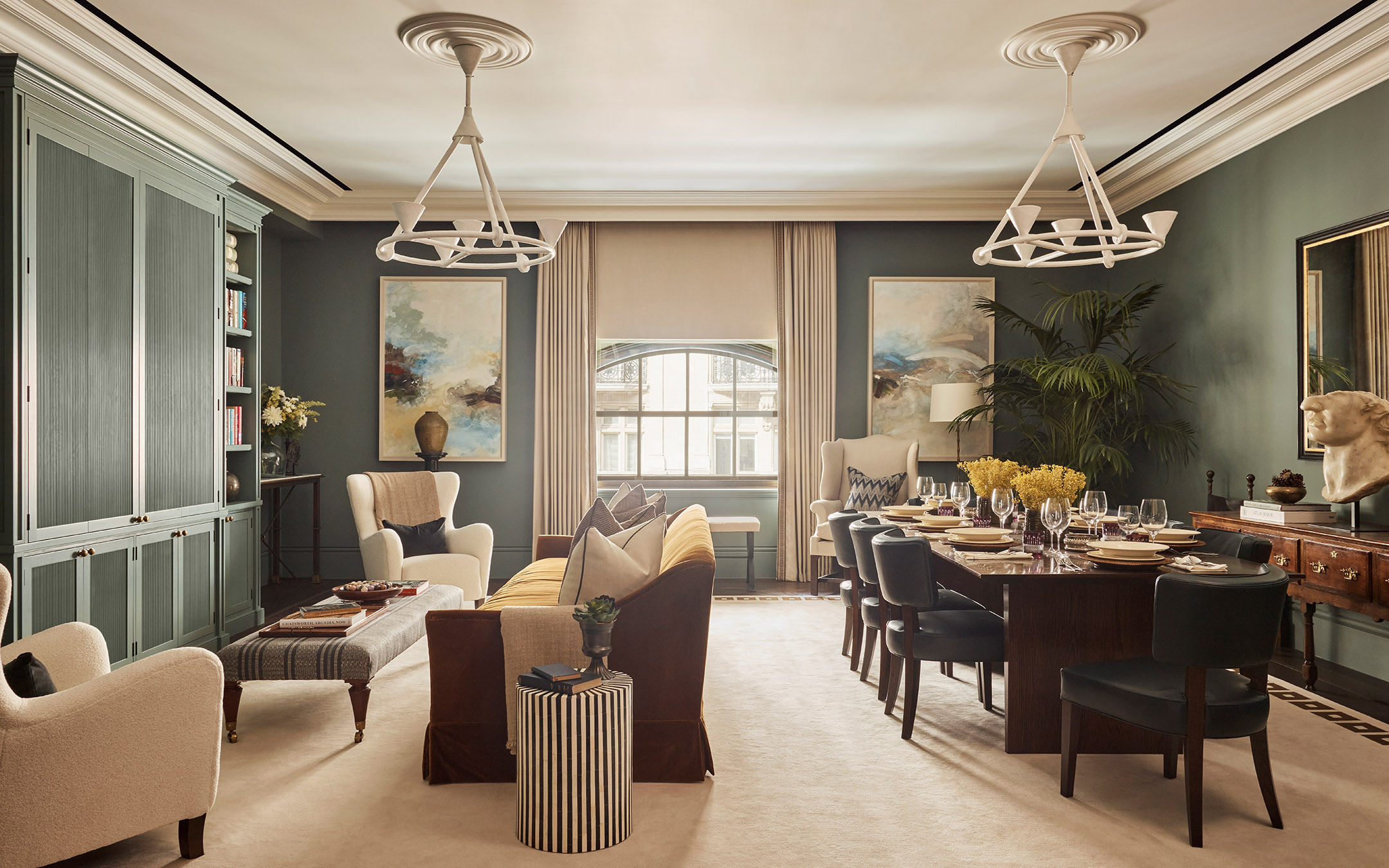 Living Room designed by Albion Nord - The OWO Residences by Raffles